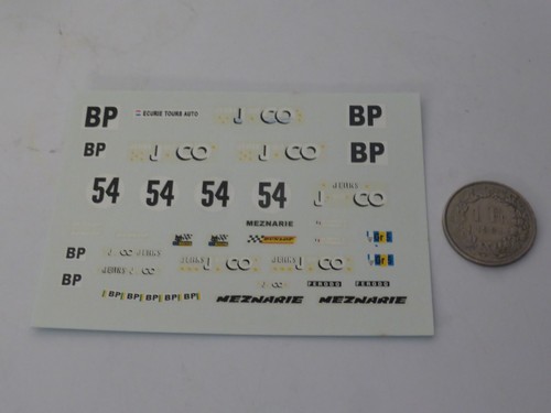 Decals porsche 934 - 1:43, 934/5